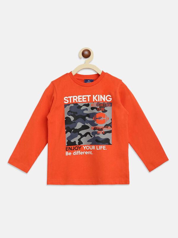 T-Shirt With Print image number null